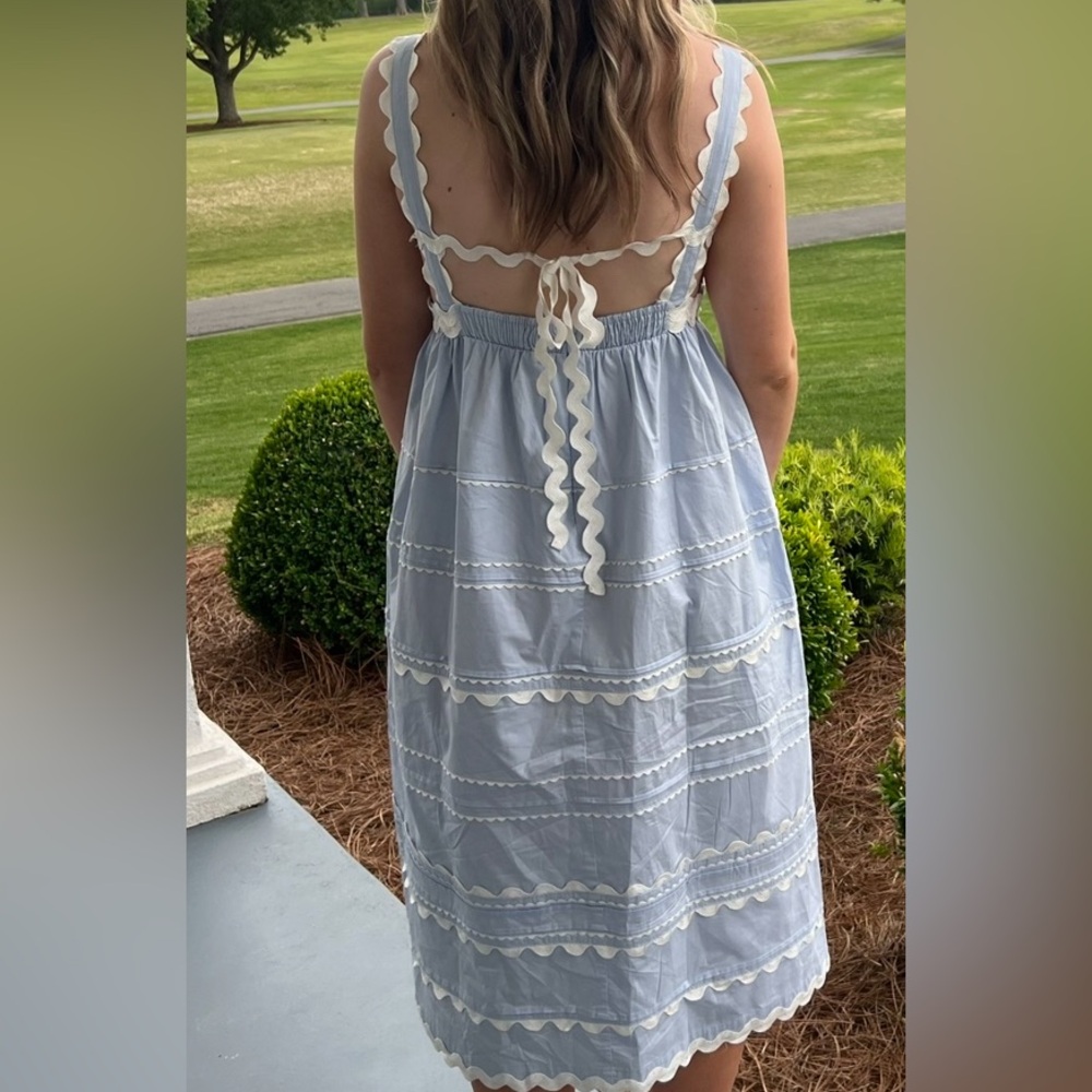 Blue dress